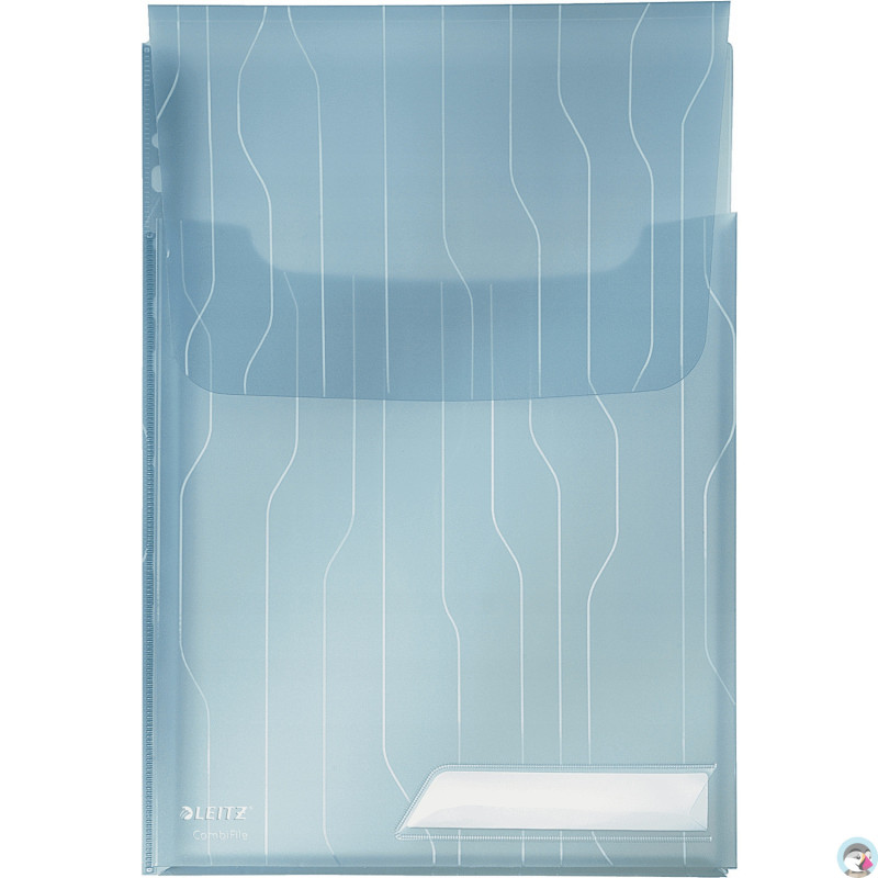Koszulka Combifile A4 (3) poszerzana niebieska 47270035 LEITZ