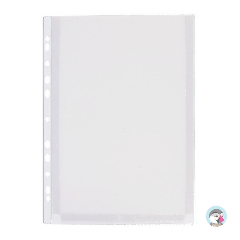 Koszulki poszerzane na katalogi A4 140mic 10 sztuk PVC OF-40 BIURFOL