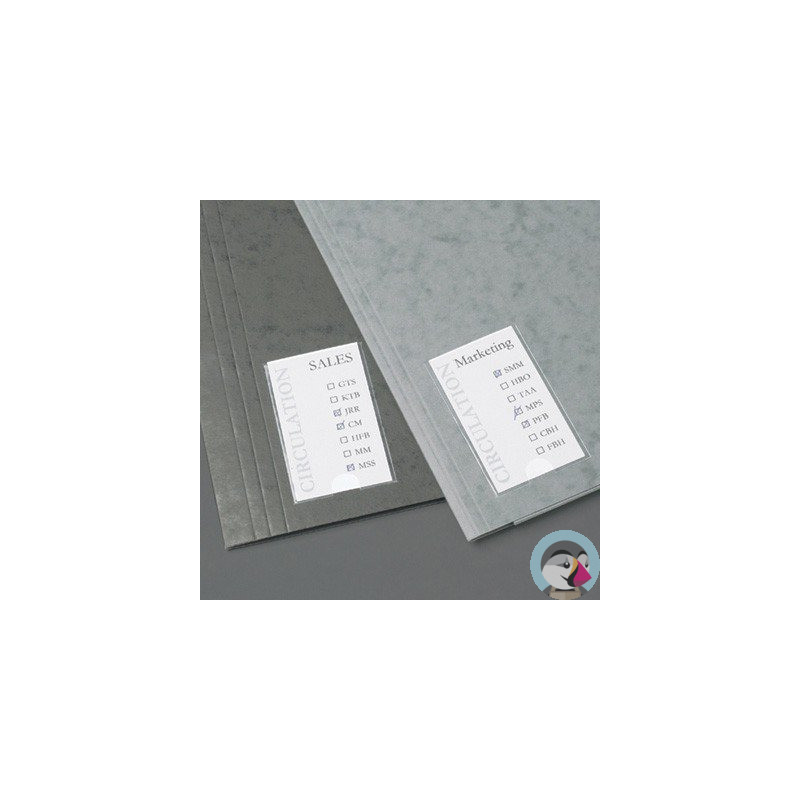 Samoprzylepne kieszenie na etykiety 3L 25x75mm (12szt.) 10310