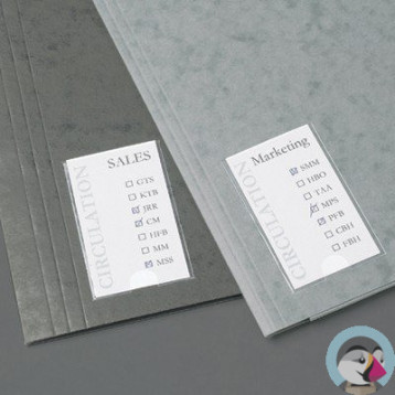 Samoprzylepne kieszenie na etykiety 3L 35x75mm (12szt.) 10320