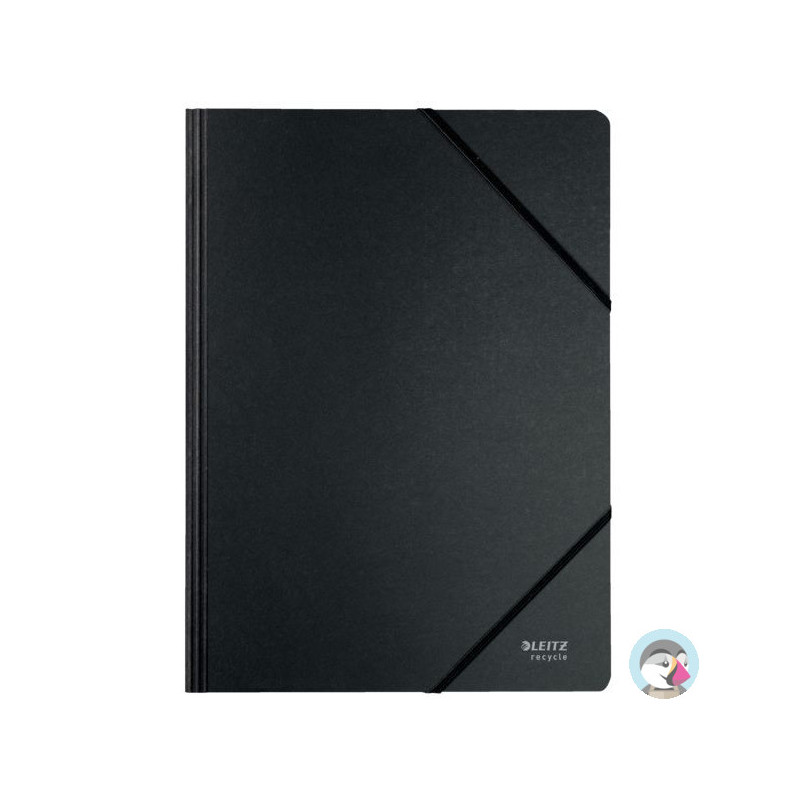 Elastyczny Folder Recycle A4, czarna 39080095