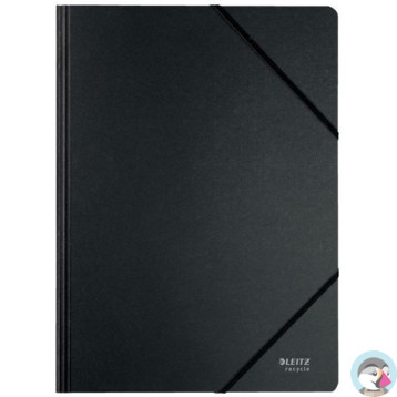 Elastyczny Folder Recycle A4, czarna 39080095