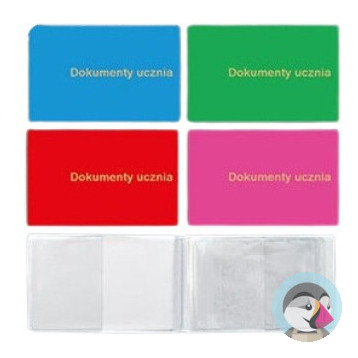 Okładka na dokumenty ucznia mała PCV MODERN MIX 0300-0151-99 Panta Plast