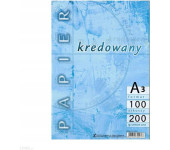 Papier A3 200g kredowany (100) KRESKA