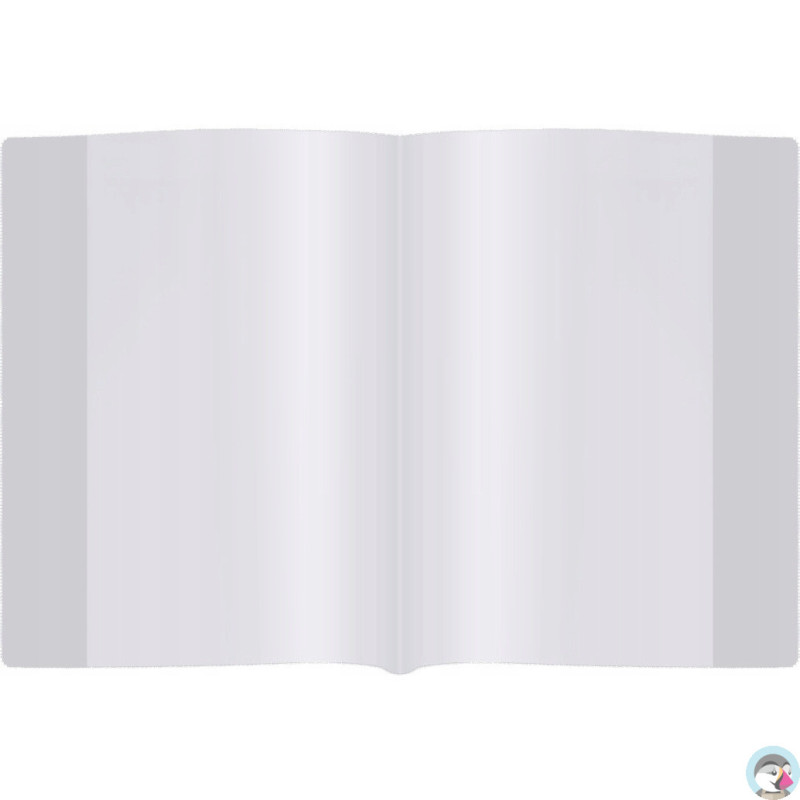 Okładki na zeszyty szkolne A4 bezbarwne 25 sztuk 30x43,7cm OZK-02 BIURFOL