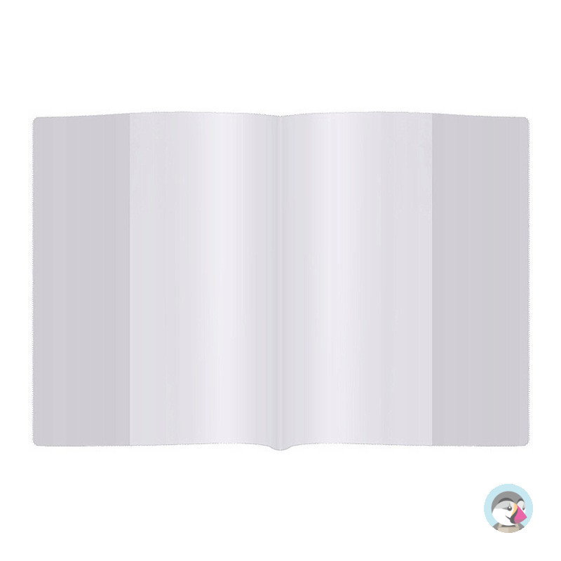 Okładki na zeszyty szkolne A5 bezbarwne 10 sztuk 21,2x30,3cm OZK10-01-02 BIURFOL