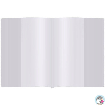 Okładki na zeszyty szkolne A5 bezbarwne 10 sztuk 21,2x30,3cm OZK10-01-02 BIURFOL