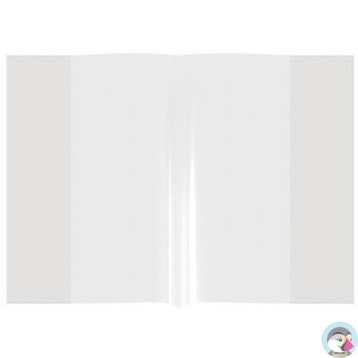 Okładki na zeszyty szkolne A5 bezbarwne 10 sztuk PP/PE 21,2x30x3cm OPP10-01 BIURFOL