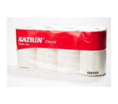 Papier toaletowy KATRIN 2w celuloza 23,4m(8 sztuk) CLASSIC TOILET 200 104749/476154