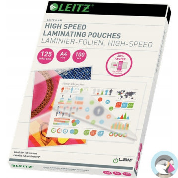 Folia do laminacji Speed A4 125mic (100szt.) 74300002 LEITZ
