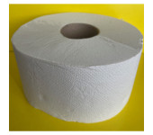 Papier toaletowy JUMBO 120m(12szt) biały 20x9,1cm 65% białości 2 warstwy 270065 PUFFO
