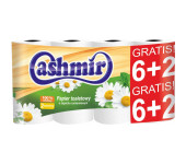 Papier toaletowy CASHMIR (6+2 rolki) rumianek 2w 100% celuloza 164852