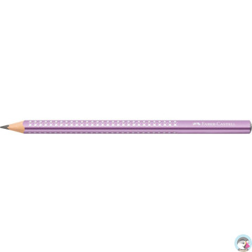 Ołówek JUMBO SPARKLE fioletowy metallic 111663 Faber-Castell