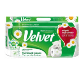Papier toaletowy VELVET (8 rolek) 3 warstwy zapach RUMIANEK