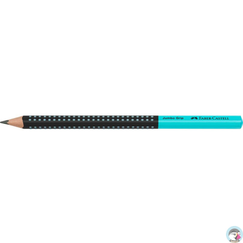 Ołówek JUMBO GRIP TWO TONE czarny/turkusowy 511912 FABER CASTELL