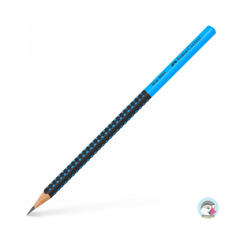 Ołówek GRIP 2001 TWO TONE czarny/niebieski 517010 FABER CASTELL