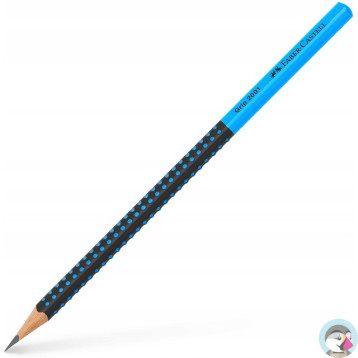 Ołówek GRIP 2001 TWO TONE czarny/niebieski 517010 FABER CASTELL