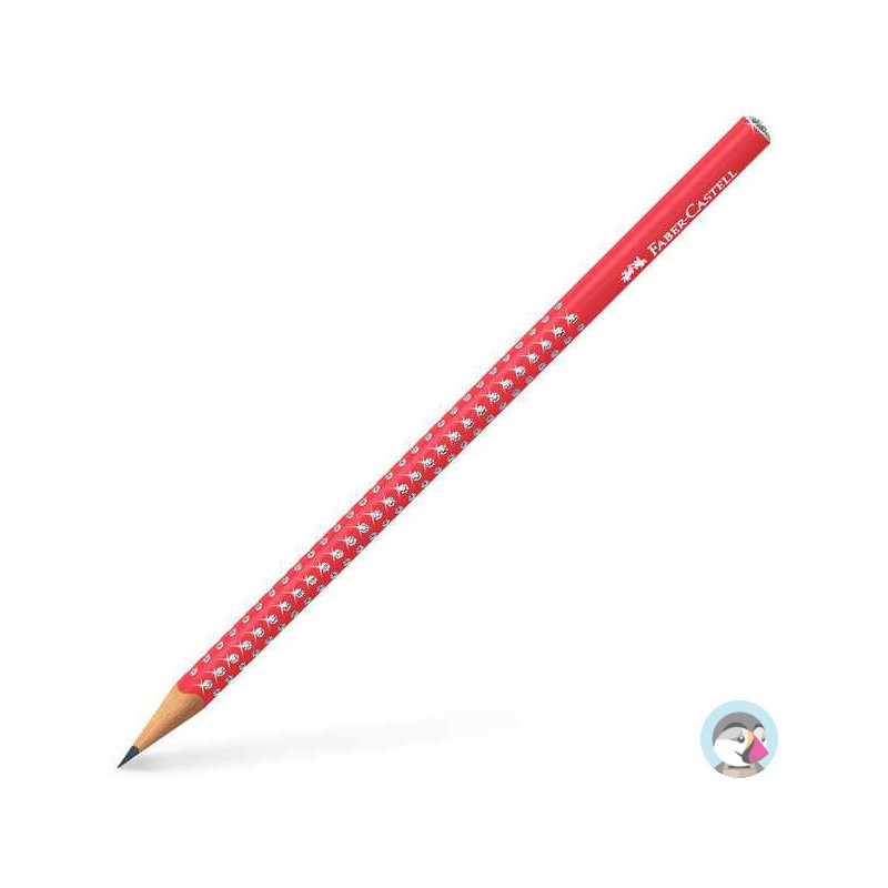 Ołówek SPARKLY PEARLY czerwony 118240 FABER CASTELL
