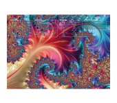Mata na biurko z nadrukiem FRACTAL 580x415mm 318-0048-52 PANTA PLAST