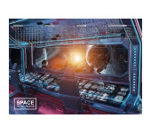 Mata na biurko z nadrukiem SPACE 580x415mm 318-0048-51 PANTA PLAST