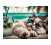 Mata na biurko z nadrukiem CHILLOUT CAT 0318-0048-46 PANTA PLAST