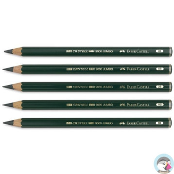 Ołówek CASTELL 9000 6B (12szt.) 119006 Faber-Castell