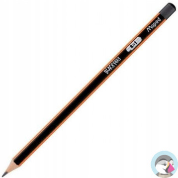Ołówek drewniany Blackpeps B MAPED 850024