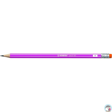 Ołówek STABILO 160 z gumką HB pink 2160/01-HB