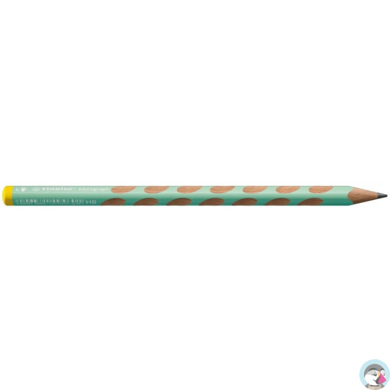 Ołówek EASYgraph Pastel HB zielony L dla leworęcznych 321/15-HB-6 STABILO
