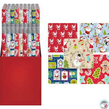 Papier świąteczny CHRISTMAS KIDS 200x70cm INTERDRUK