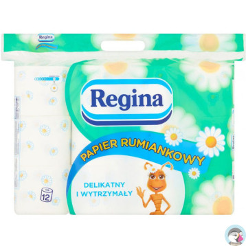 Papier toaletowy REGINA (12 rolek) Rumianek