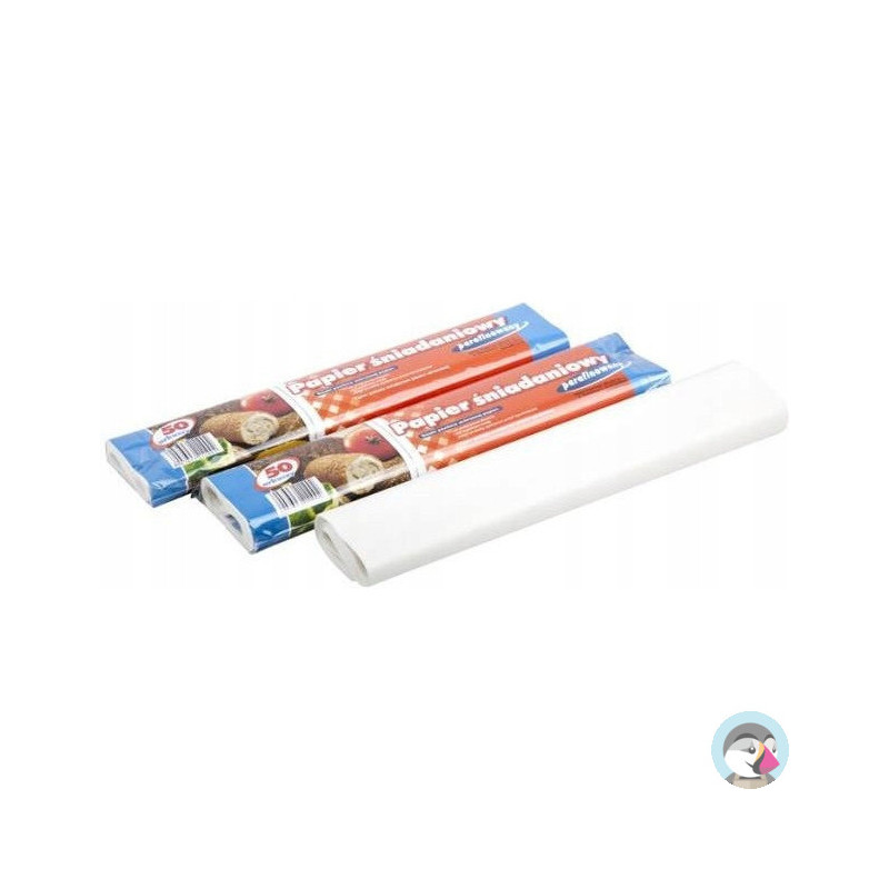 Papier śniadaniowy parafinowany DELFIN 50 arkuszy