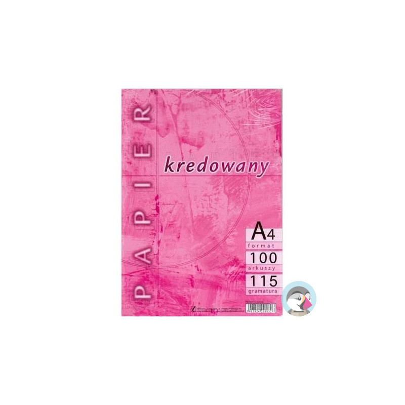 Papier A4 115g kredowany (100) KRESKA