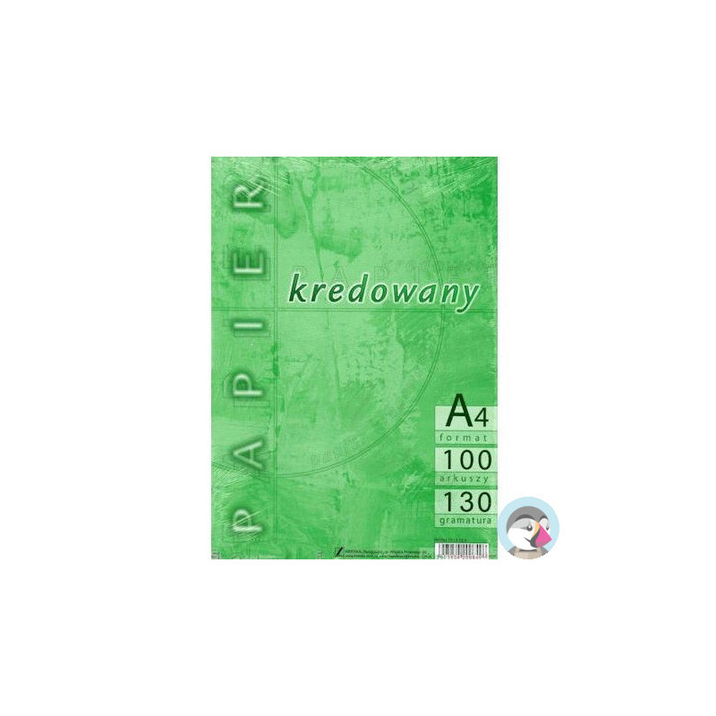 Papier A4 130g kredowany (100) KRESKA