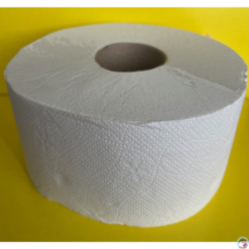 Papier toaletowy JUMBO 120m(12szt) biały 20x9,1cm 65% białości 2 warstwy 270065 PUFFO