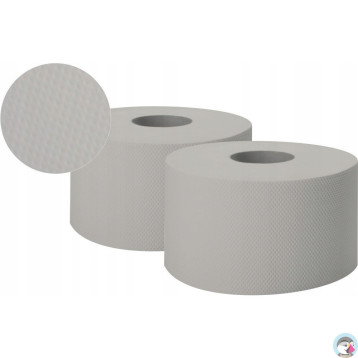 Papier toaletowy JUMBO szary(12sztuk) 130m makulatura 1 warstwa 6231 CLIVER LAMIX