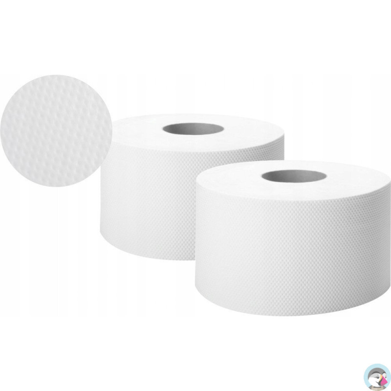 Papier toaletowy biały 130m 2 warstwy (12 rolek) celuloza JUMBO ELLIS COMFORT 6248