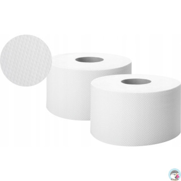 Papier toaletowy biały 130m 2 warstwy (12 rolek) celuloza JUMBO ELLIS COMFORT 6248