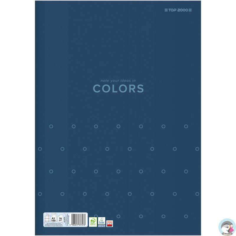 Papier kancelaryjny COLORS A3 100K kratka 400169246 TOP 2000