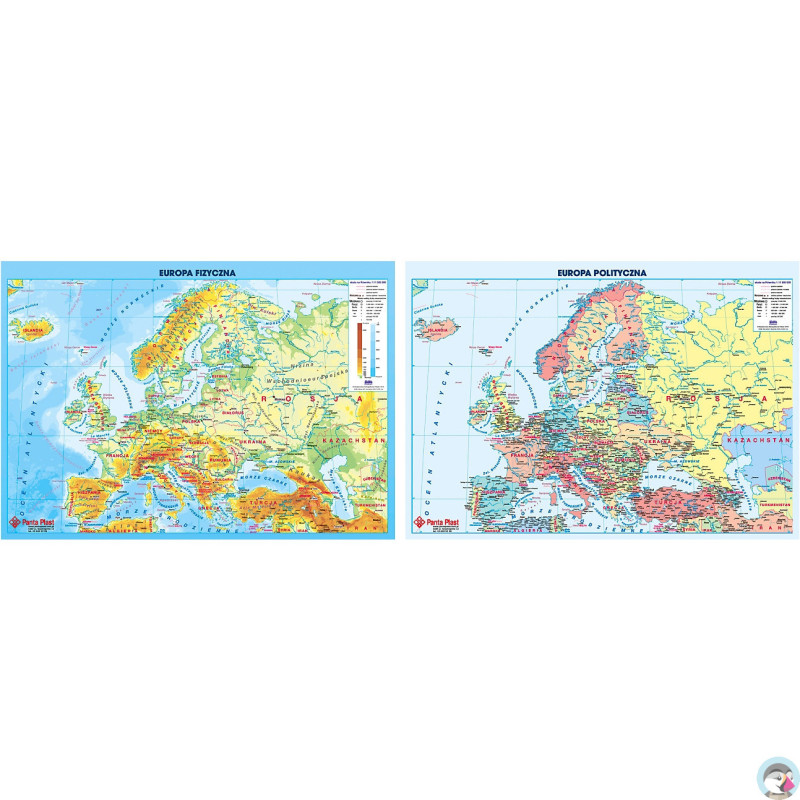 Podkład dwustronny MAPA EUROPY 0318-0050-99 P ANTA PLAST