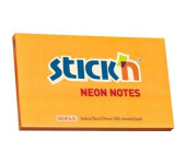 Bloczek 127x76mm 100k pomarańczowy neonowy 21168 STICKN