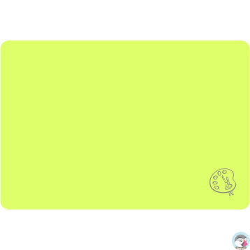 Podkładka na biurko do prac plastycznych 38x56cm A3 neonowy żółty PS-NEON-A3-02 BIURFOL