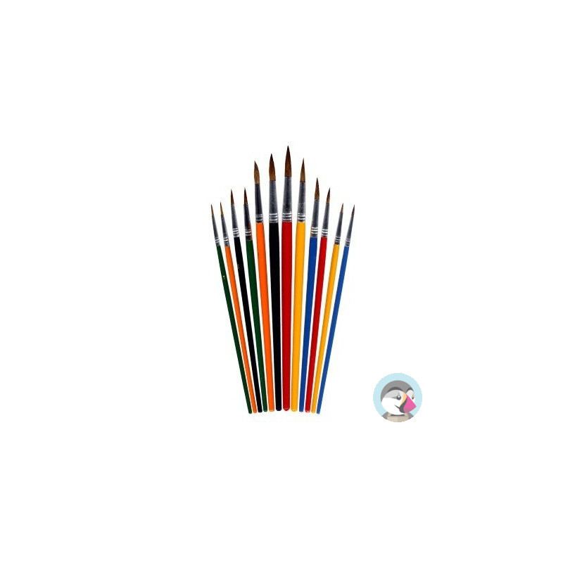 Pędzle okrągłe 252 12szt.170-1419 GRAND