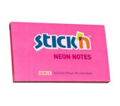 Bloczek 127x76mm 100k ciemnoróżowy neonowy 21169 STICK`N
