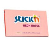 Bloczek STICKN 127x76mm różowy neonowy 100k 21170 STICKN