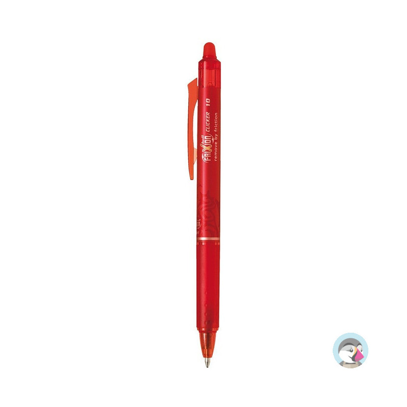 Pióro kulkowe FRIXION CLICKER 1mm czerwone PIBLRT-FR10-R PILOT