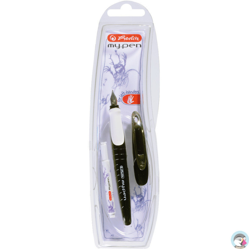 Pióro wieczne MY.PEN czarne dla leworęcznych 300002940 HERLITZ