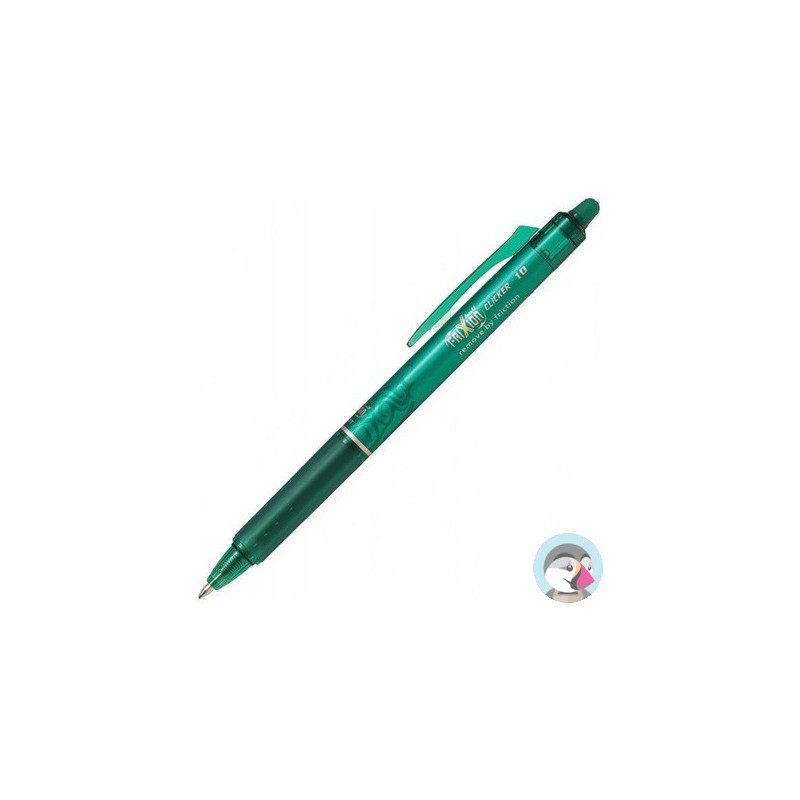 Wymazywalne pióro kulkowe FRIXION CLICKER 1.0 zielony BLRT-FR10-G PILOT