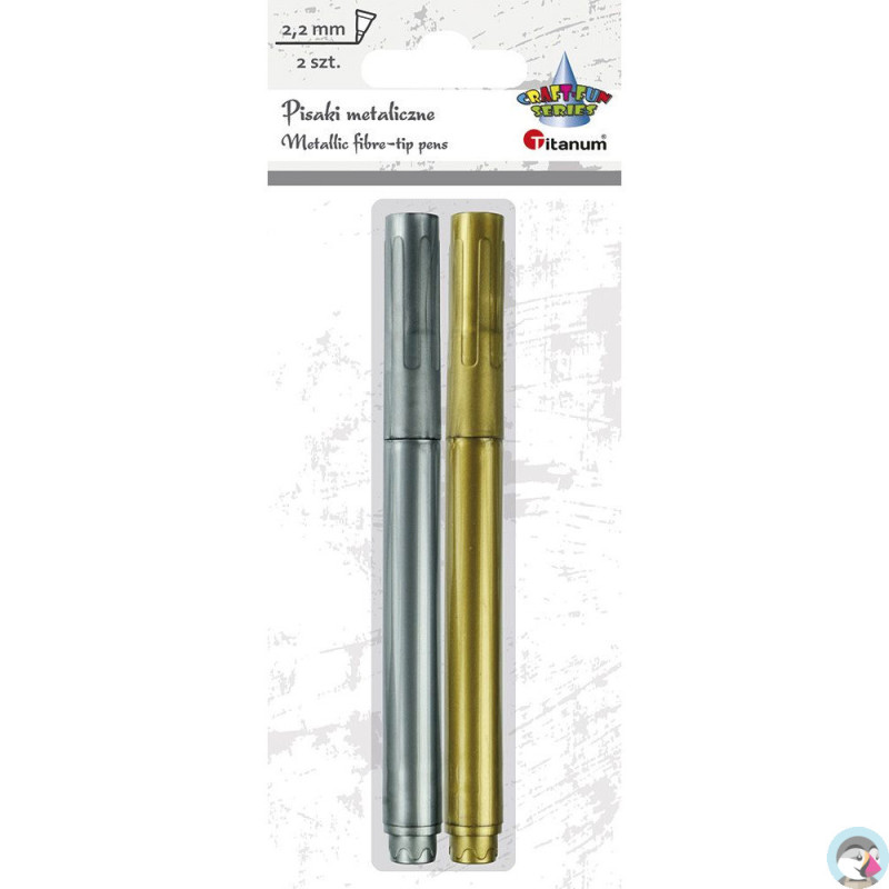 Pisak złoty i srebrny (2) 2,2mm TITANUM 362302