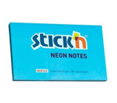 Bloczek STICK`N 127x76mm niebieski neonowy 100k 21213